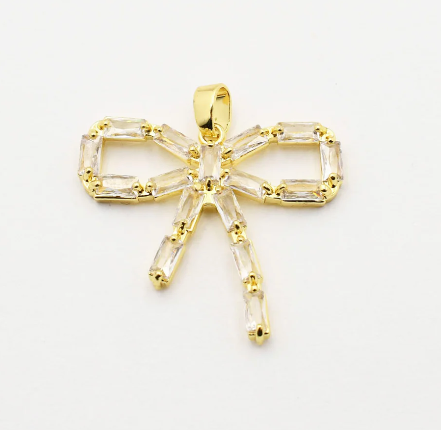 Baguette Bow Charm