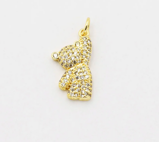 Teddy Bear Charm - Magpies Paducah