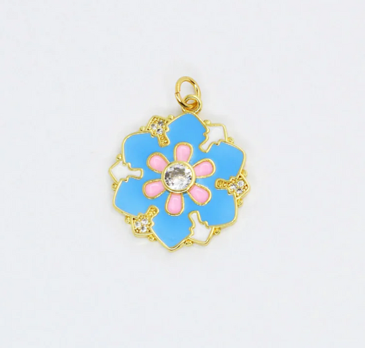 Pastel Flower Charm - Magpies Paducah
