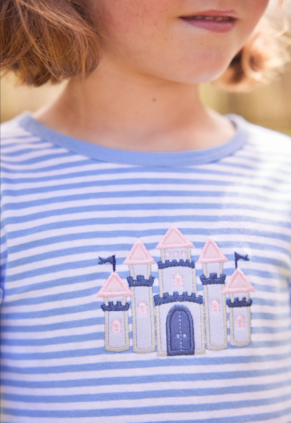 Applique T-shirt, Castle