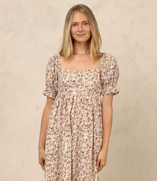 Women's Chloe Dress, Fig Floral