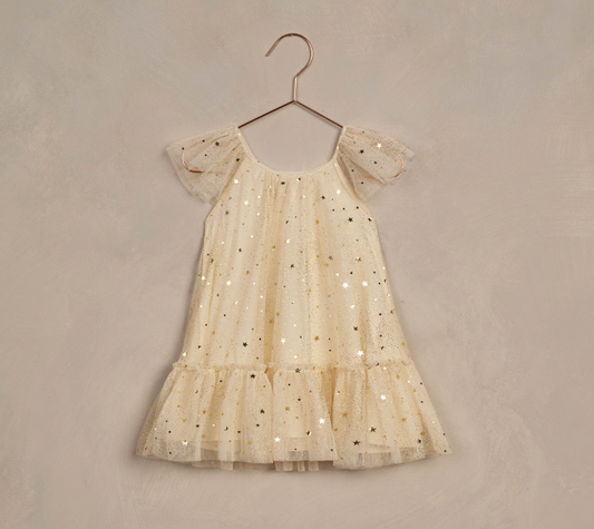 Edie Dress, Champagne Stars