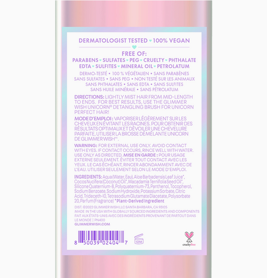 Unicorn Hair Detangling Mist - Magpies Paducah