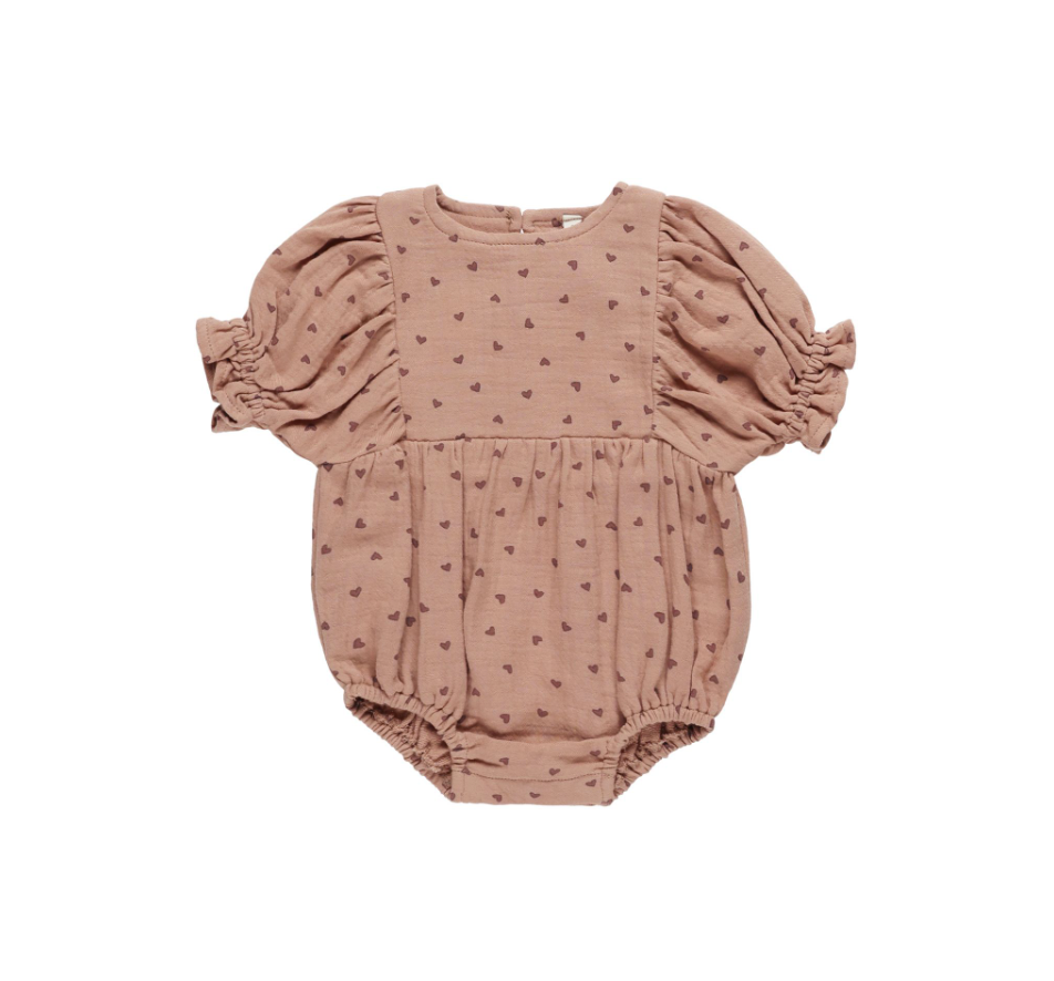 Cosette Romper, Hearts