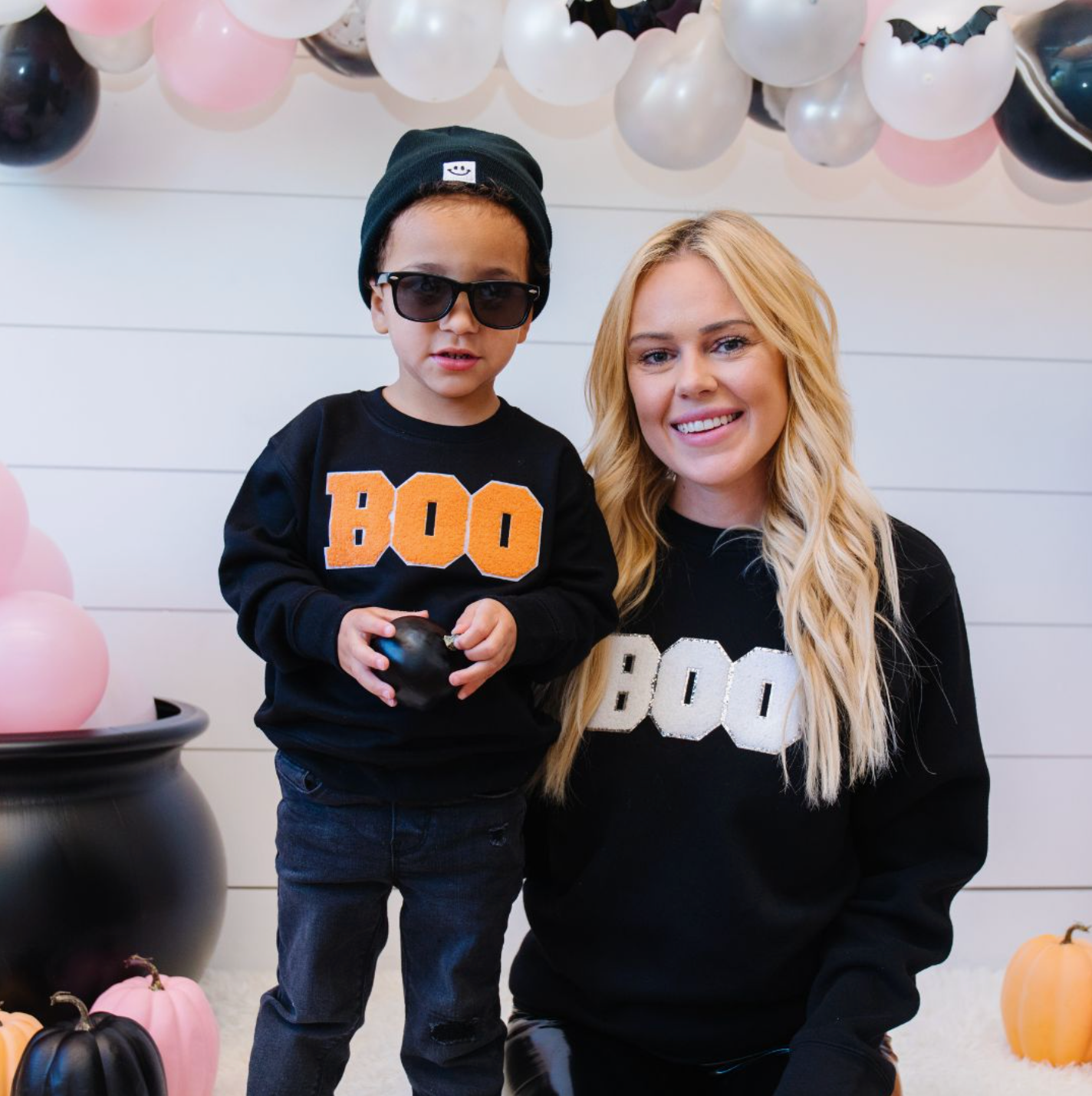 Boo Patch Sweatshirt, Adult