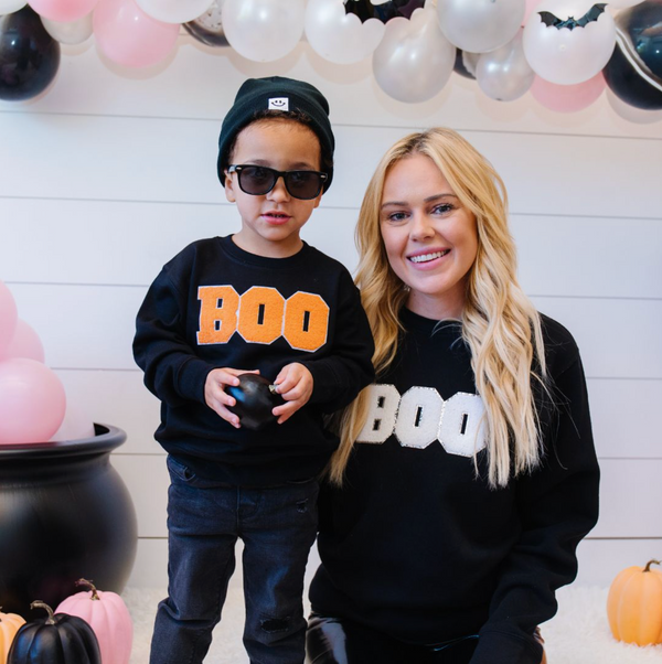 Boo Patch Sweatshirt, Adult