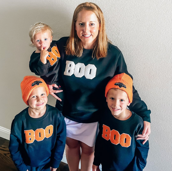 Boo Patch Sweatshirt, Adult