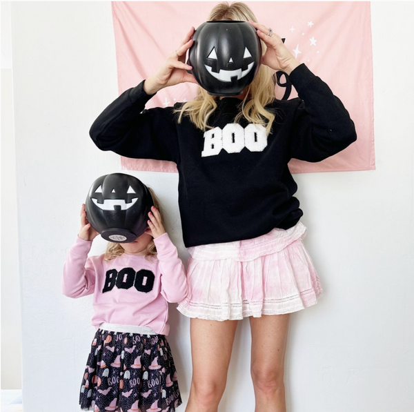 Boo Patch Sweatshirt, Adult