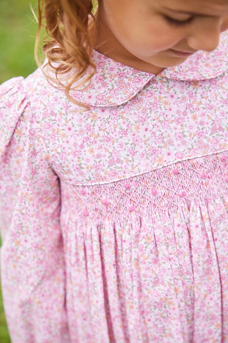 Smocked Charlotte Dress, Oakleigh Floral