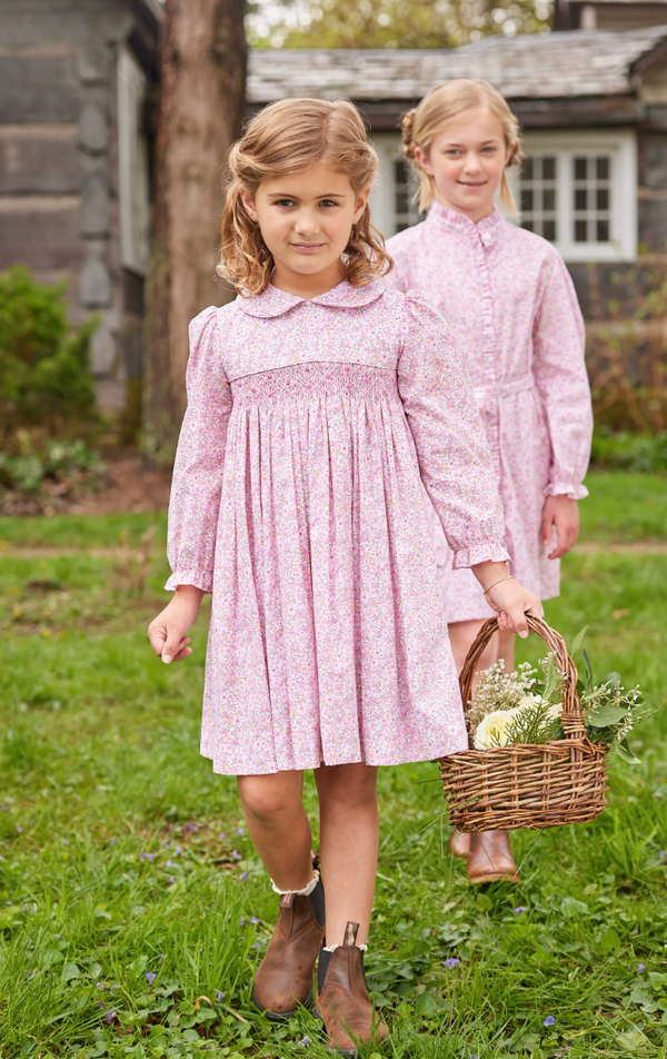 Smocked Charlotte Dress, Oakleigh Floral