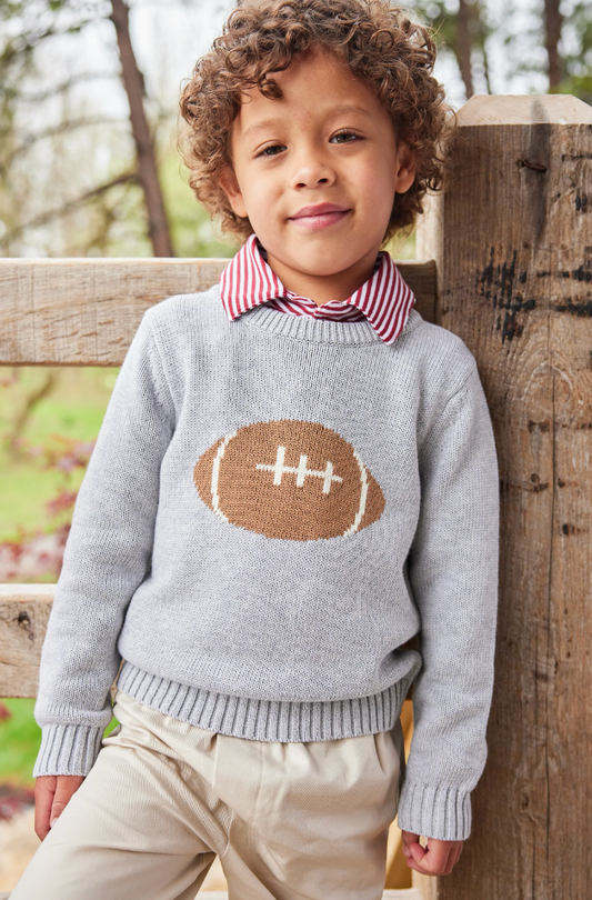 Intarsia Sweater, Football