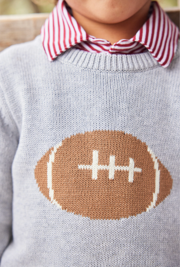 Intarsia Sweater, Football