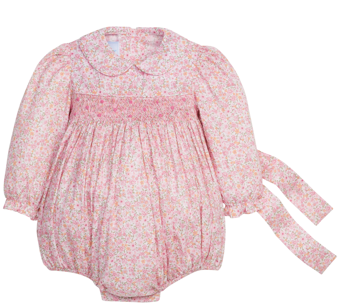 Smocked Charlotte Bubble, Oakleigh Floral