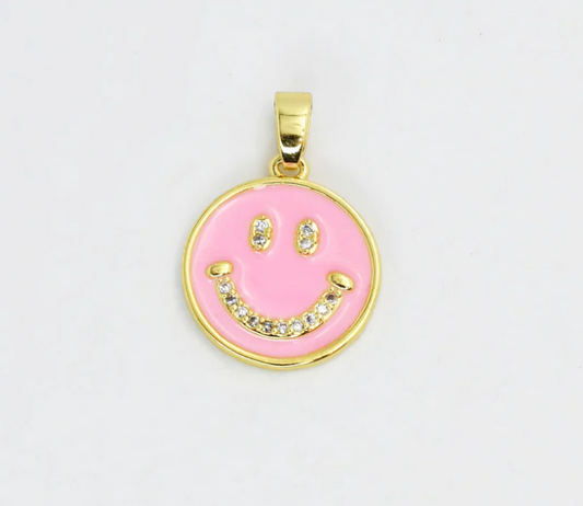 Pink Smile Charm - Magpies Paducah