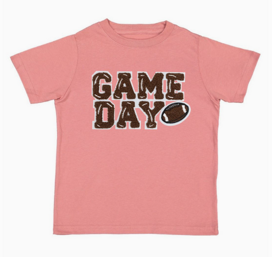 Game Day Patch Tee, Dusty Rose - Magpies Paducah