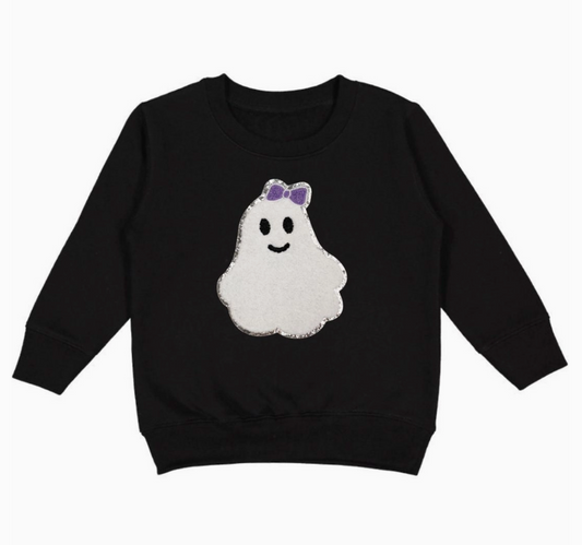 Girly Ghost Patch Sweatshirt