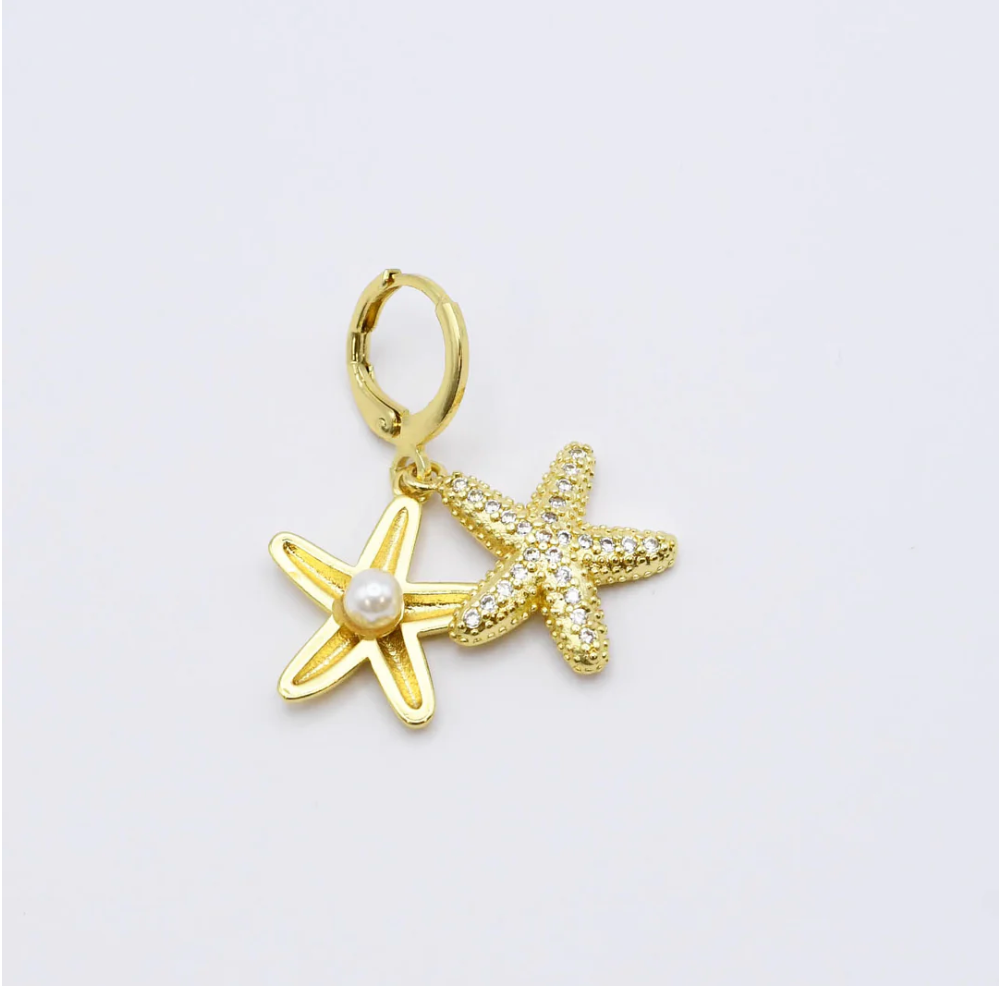 Pearly Starfish Charm