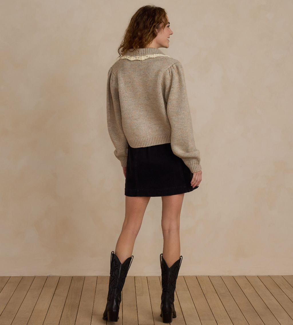 Women's Alice Sweater, Heathered Sand