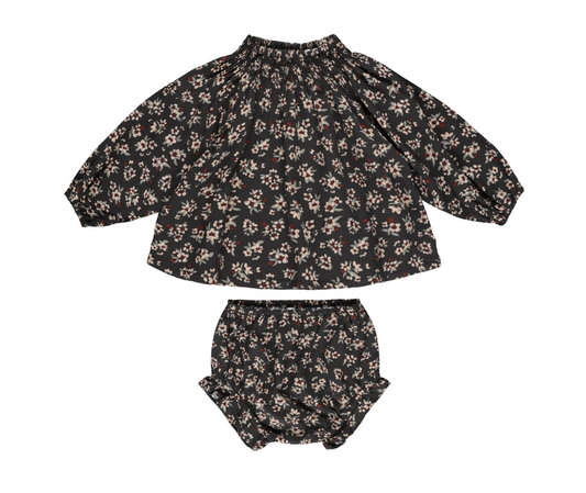 Quincy Set, Dark Floral