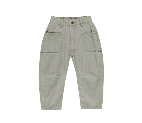 Barrel Pant, Washed Laurel