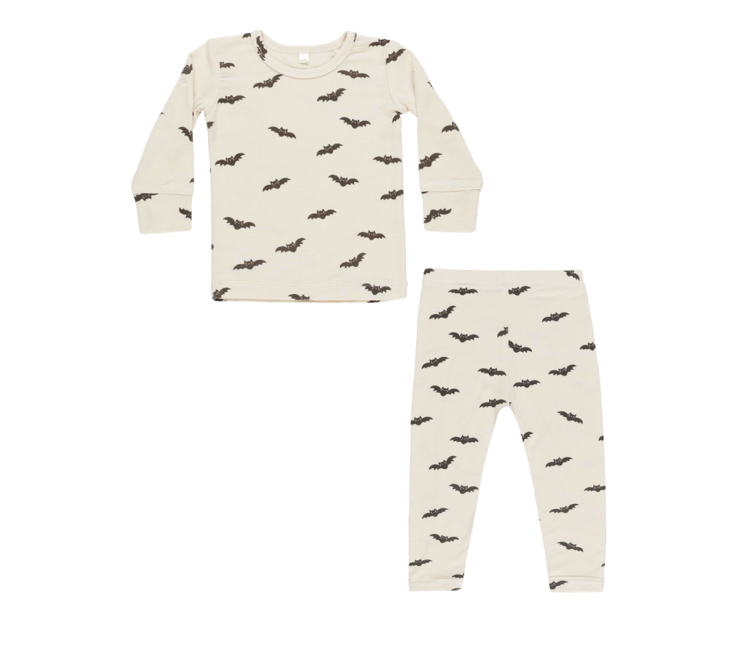 Bamboo PJ Set, Bats | 18-24m