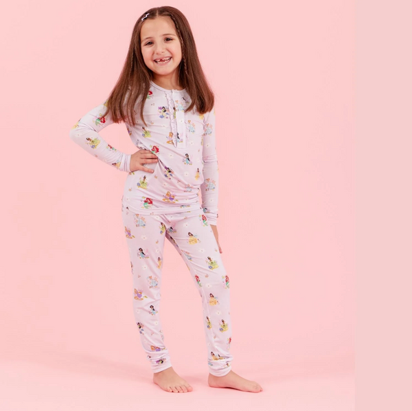 Long SLeeve PJ Set, Disney Princess