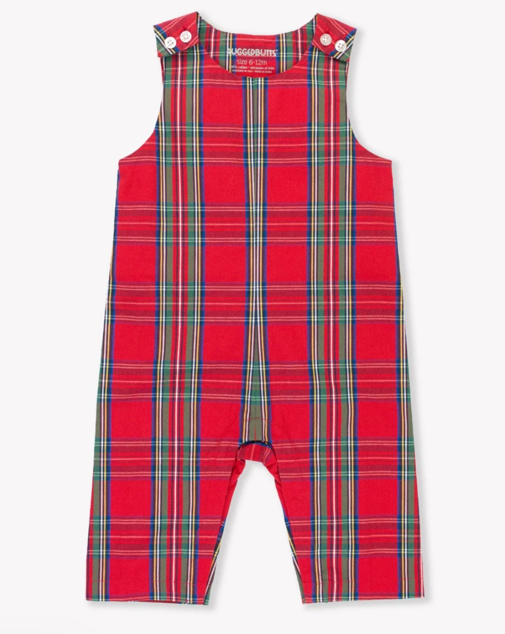 Longall Romper, 'Tis the Season Plaid