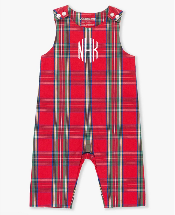 Longall Romper, 'Tis the Season Plaid