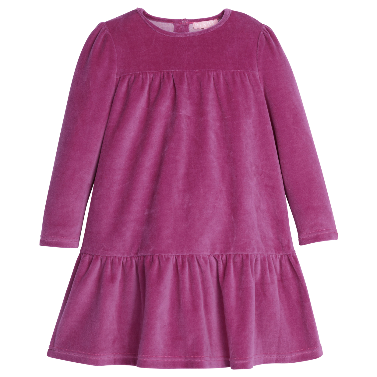 Lisle Dress, Magenta Velour