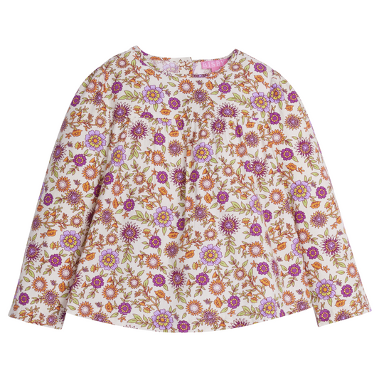 Lisle Top, Thistle Floral