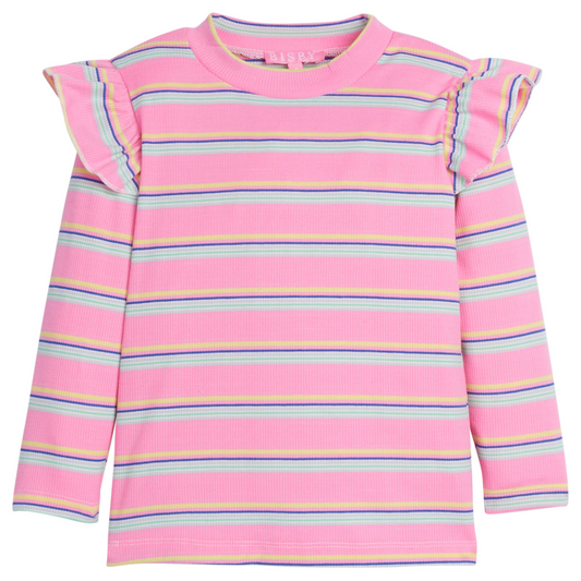 Sadie Top, Bubblegum Stripe