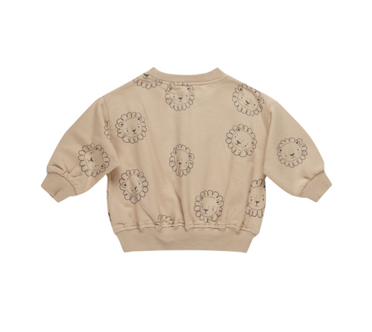 Relaxed Fleece Sweatshirt, Lions