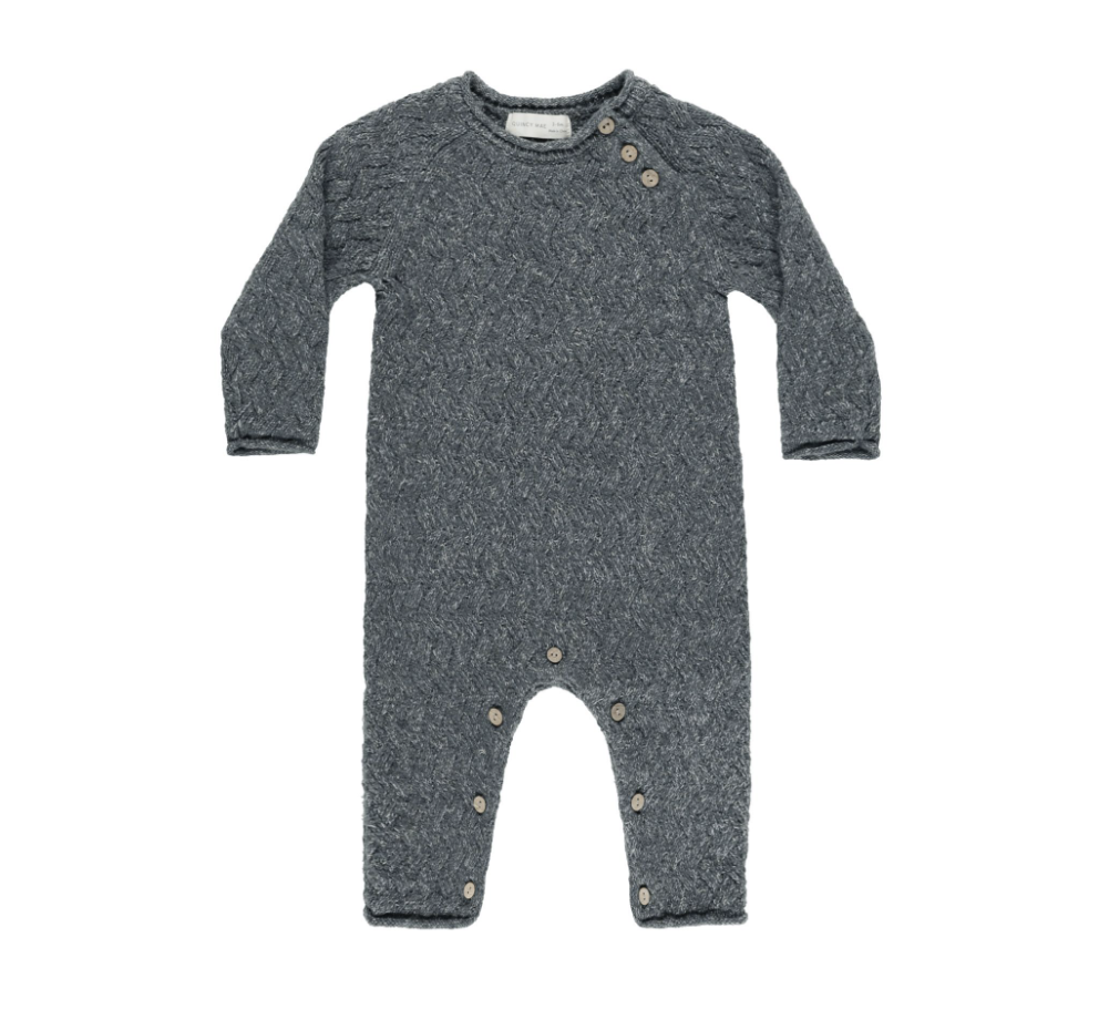 Cozy Knit Jumpsuit, Indigo