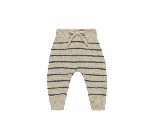 Knit Pant, Indigo Stripe