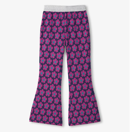 Mini Flower Fun Waist Flare Pants