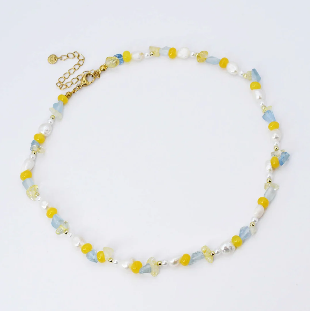 So Happy Gemstone Necklace