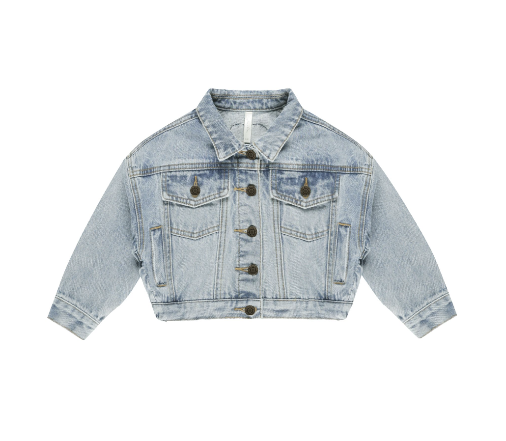 Denim Jacket, Light Washed