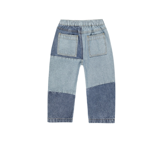 Baggy Pant, Light Washed Denim