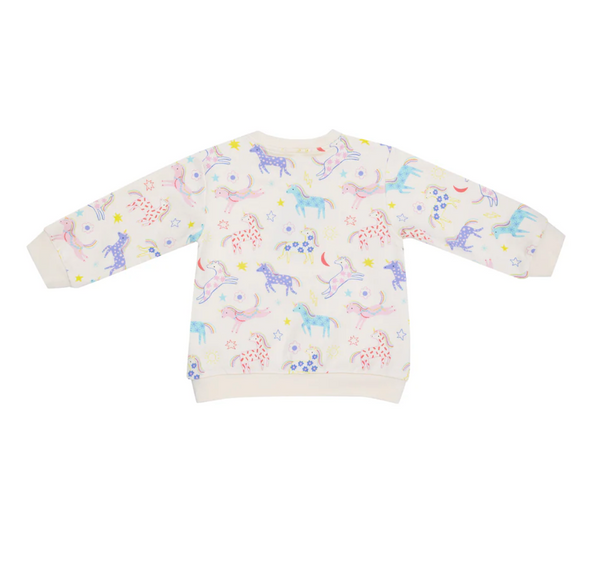 Oversized Sweatshirt + Legging Set, Fun Unicorns