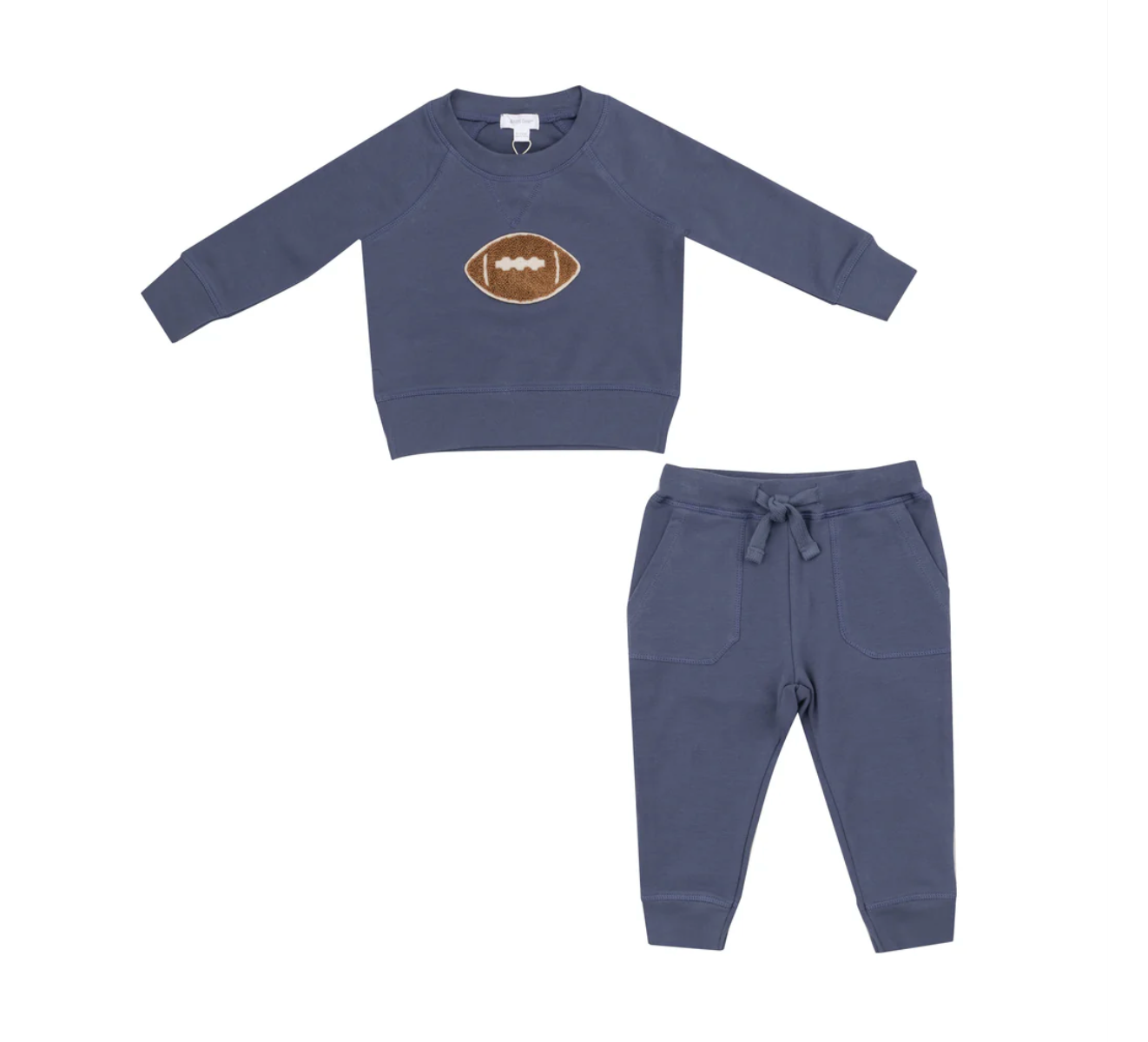 Sweatshirt + Jogger Set, French Terry Football