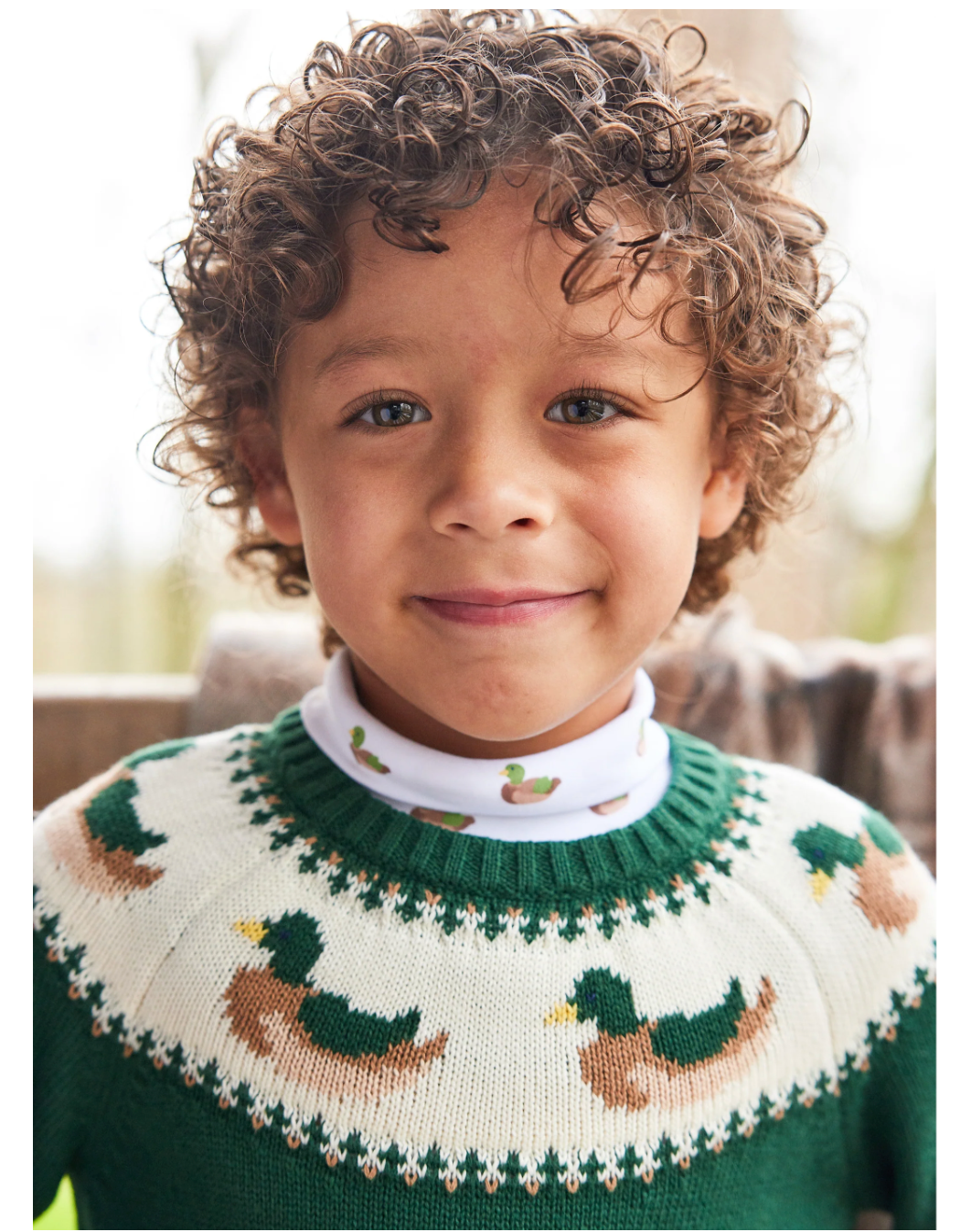 Fair Isle Sweater, Mallard