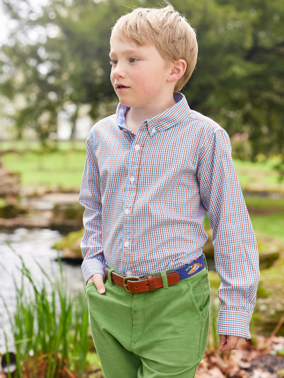 Button Down Shirt, Teton Plaid