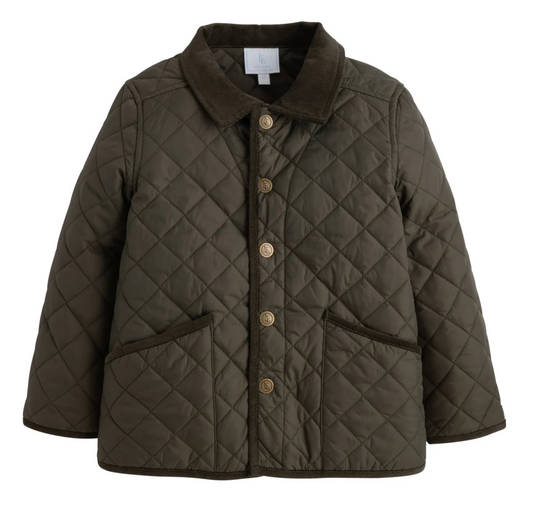 Classic Quilted Jacket, Olive - Magpies Paducah