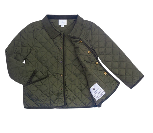 Classic Quilted Jacket, Olive - Magpies Paducah