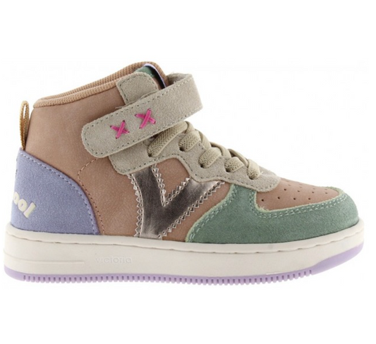 TIEMPO High Top Sneaker, Pastel Smile