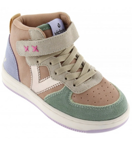 TIEMPO High Top Sneaker, Pastel Smile