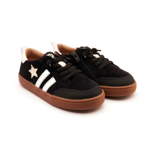 WOS Low Top, Black Suede - Magpies Paducah