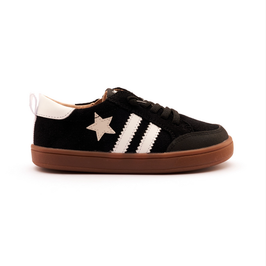 WOS Low Top, Black Suede - Magpies Paducah