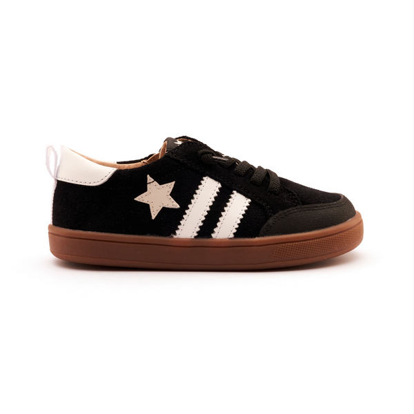 WOS Low Top, Black Suede