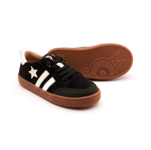 WOS Low Top, Black Suede